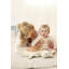 Famille de baleines tranquilles - blanc