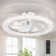20-inch Led Ceiling Fans With Light Kit And Remote Control