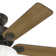 44" Swanson ENERGY STAR® 5-Blade Standard Ceiling Fan with Pull Chain and LED Light Kit Included