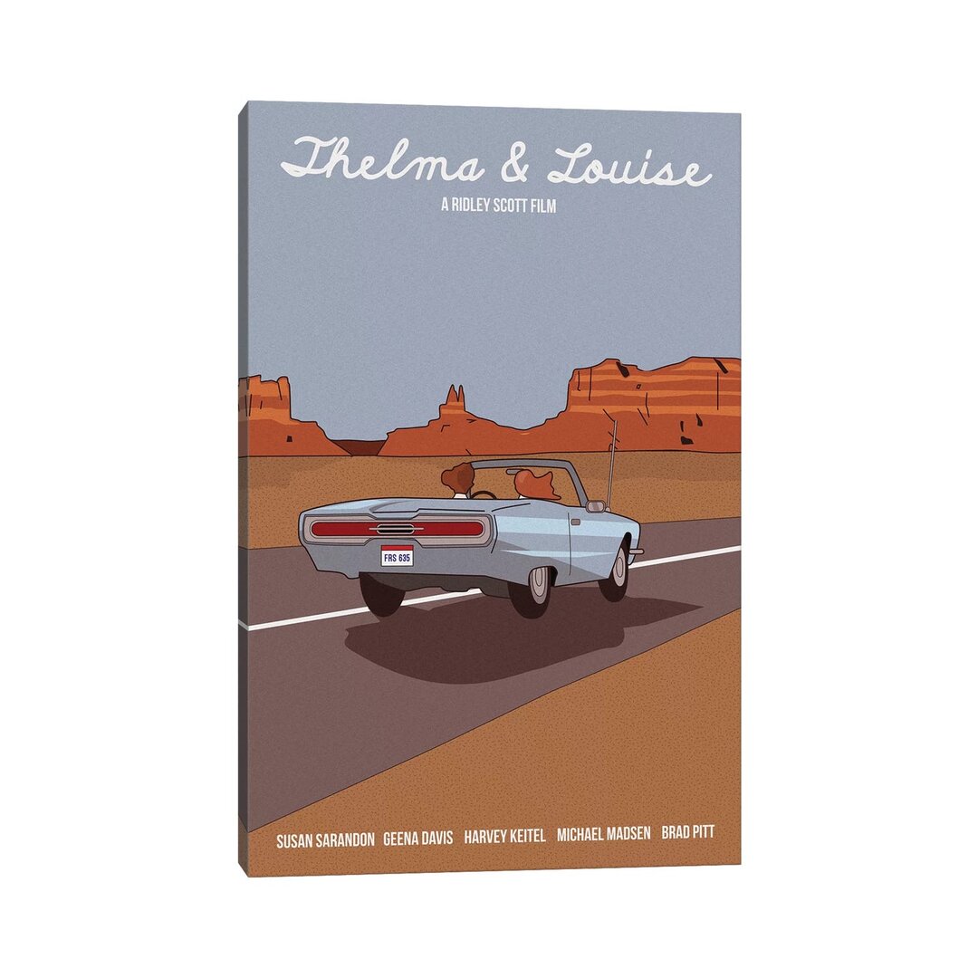 Leinwandbild Thelma and Louise von Claudia Varosio