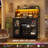 Bar Cabinet With LED Light And Wine Rack, Coffee Bar Cabinets With Drawer And Glass Holder, Sideboard Table With Storage Shelves-1151051404