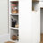 Crea Craft Table with Hutch Pure White