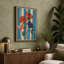 Striped Roses Botanical - Wrapped Canvas-537247268-537247274