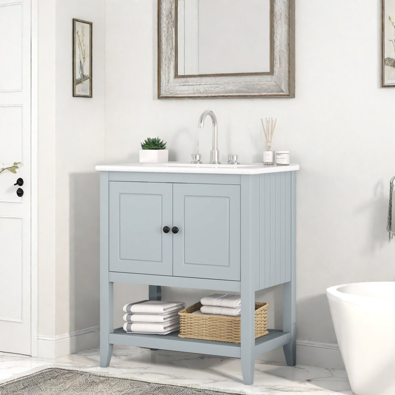 Lavabo de salle de bain 30 po