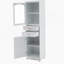 Armoire de rangement haute autoportante avec portes en verre-593200730