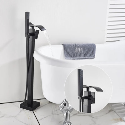 Floor Waterfall Faucet with Diverter