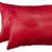12" X 20" X 5" Wine Cowhide  Pillow 2 Pack
