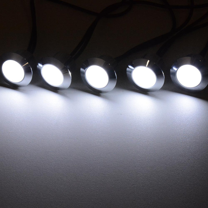 Ensemble de 5 lampes pour escalier de jardin commercial et extérieur