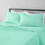Ensemble de draps en microfibre / polyester à densité de tissage 180 fils Argia-1107936111