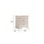 Table de chevet 2 tiroirs Blaze-573655293