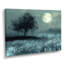 Hiver gris et blanc au clair de lune, arbre I - salon d'art mural fées-984577520-889105410