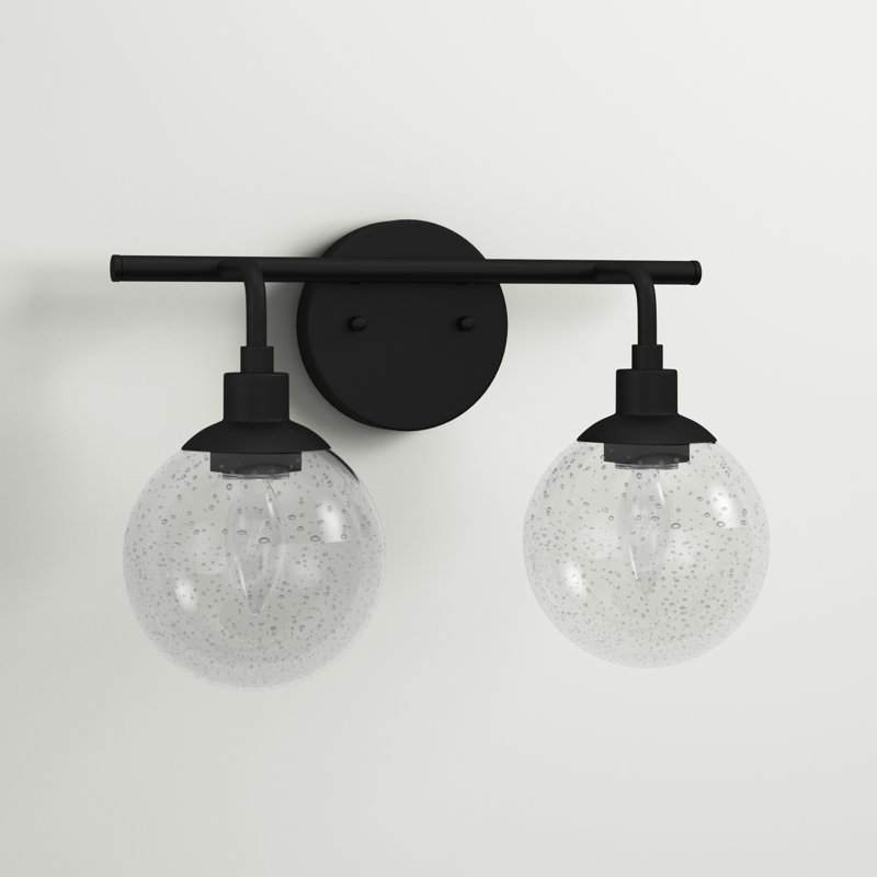Éclairage pour salle de bain 2 lumières Olson, Dos plat