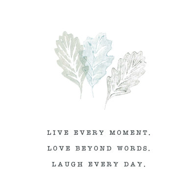 " Simple Sentiment Live Love Laugh "