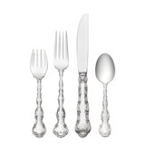Strasbourg 4 Piece Sterling Silver Flatware Set, Service for 1