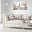 Paysage urbain «Eiffel avec fleurs roses», peinture-35109232-35109233