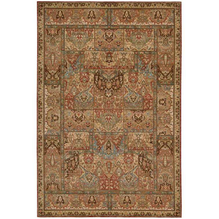 Neddra Wool Oriental Indoor Rug