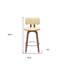 Tabouret pivotant en bois massif Aylis-1076600501-1076600502-1076600503