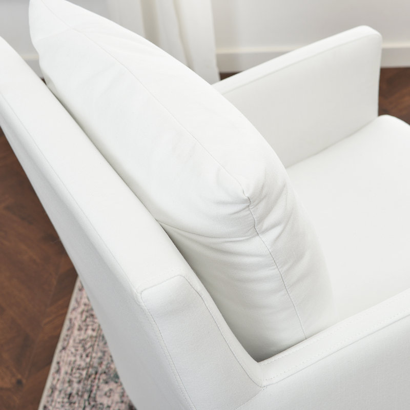 Fauteuil de salle à manger Cheryal , Blanc