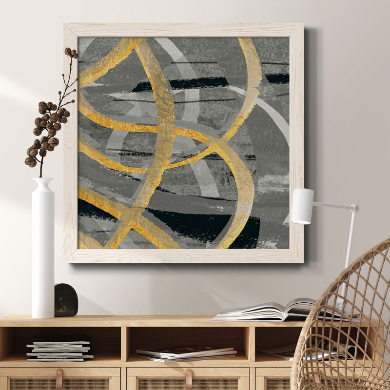Toile encadrée Pastel Coast-Premium - prête à être accrochée, Cadre blanc, H 27,5 po x l 27,5 po x P 1,5 po