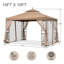 Pavillon de jardin en acier The Soft toit Gazebos-67888684-94946775