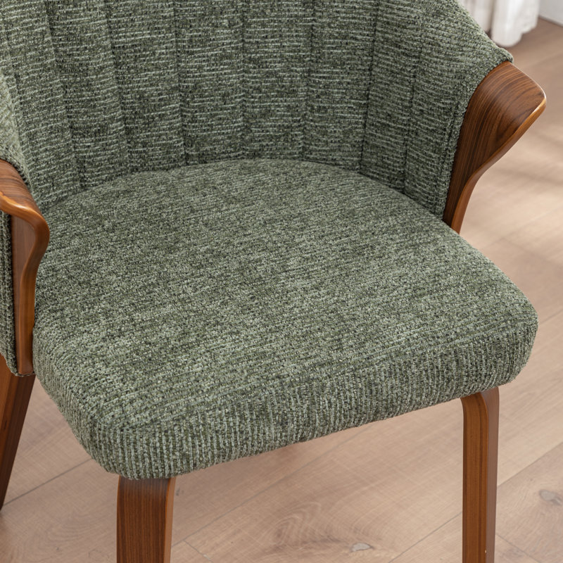 Milano Upholstered Dining Chair, Green