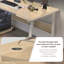 Bureau d'ordinateur simple en bois massif, style naturel, 80 cm (31,5 pouces), idéal pour les jeux vidéo et le travail à domicile. Parfait pour les étudiants et les bureaux à domicile.
