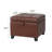 Faux Leather Storage Ottoman for Living Room-912883164