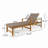 Hampton Wood+ Wicker Chaise Lounge-146903193