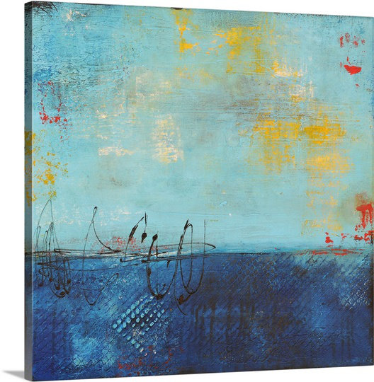 «Gnadenhutten Bayshore Drive» par Erin Ashley, reproduction d'art sur toile, H 20 po x l 20 po x P 1,25 po