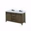 Ensemble de meuble-lavabo à double cuve 60 po x 22 po de profondeur-1881199348-1881199349