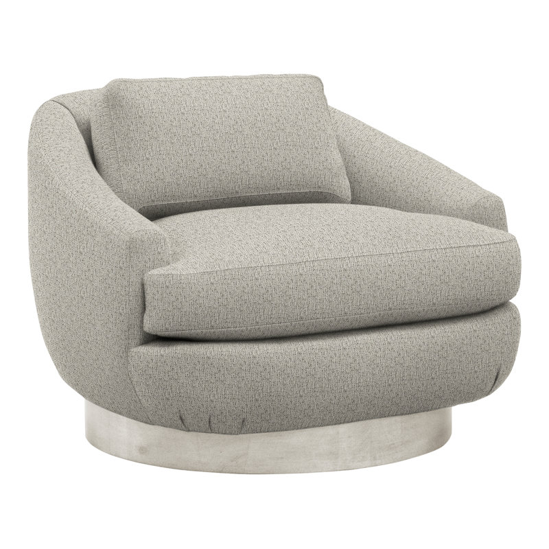 Penrose By Michael Weiss Barrel Chair, Tuck Metal, Wrenn