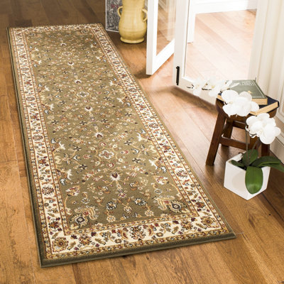 Classic 2 pi. 7 po Le tapis en polypropylène X 3, de 8,1 lb, d'une hauteur de 0,43 po, ajoute une touche de sophistication à votre tapis de chambre avec un motif intégral, en polypropylène, idéal pour le confort et le confort