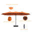 Parasol de marché 15 pi avec base-84304125
