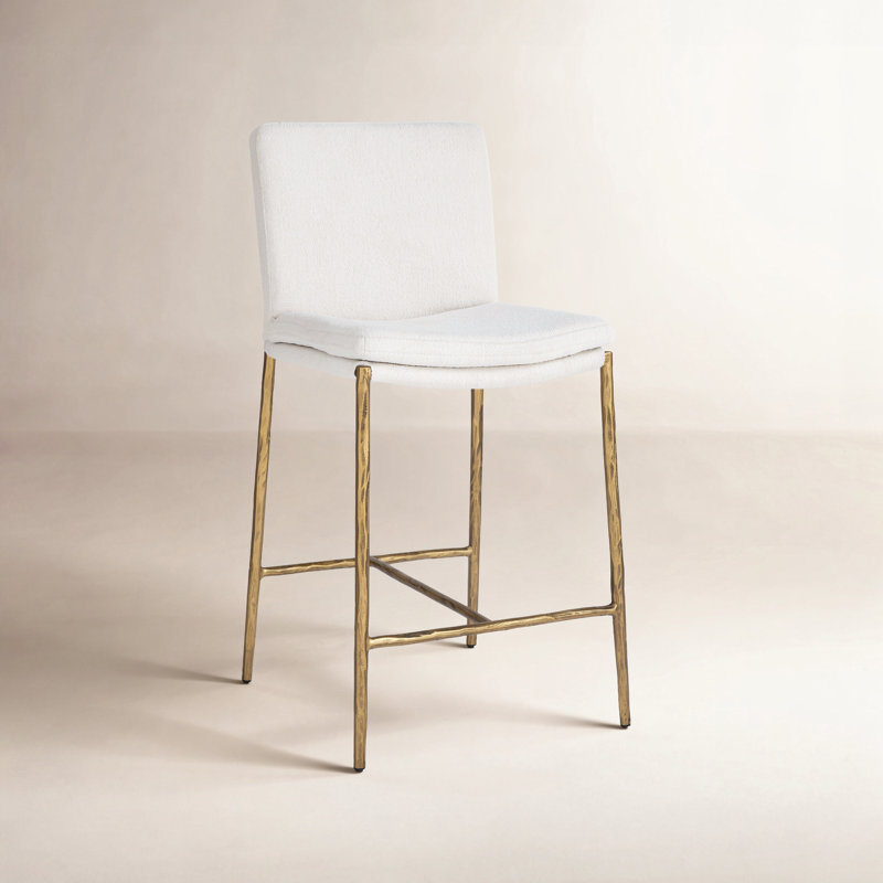 Uttermost Ascend White Counter Stool