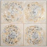 Rose Garden Painting by H. Scott