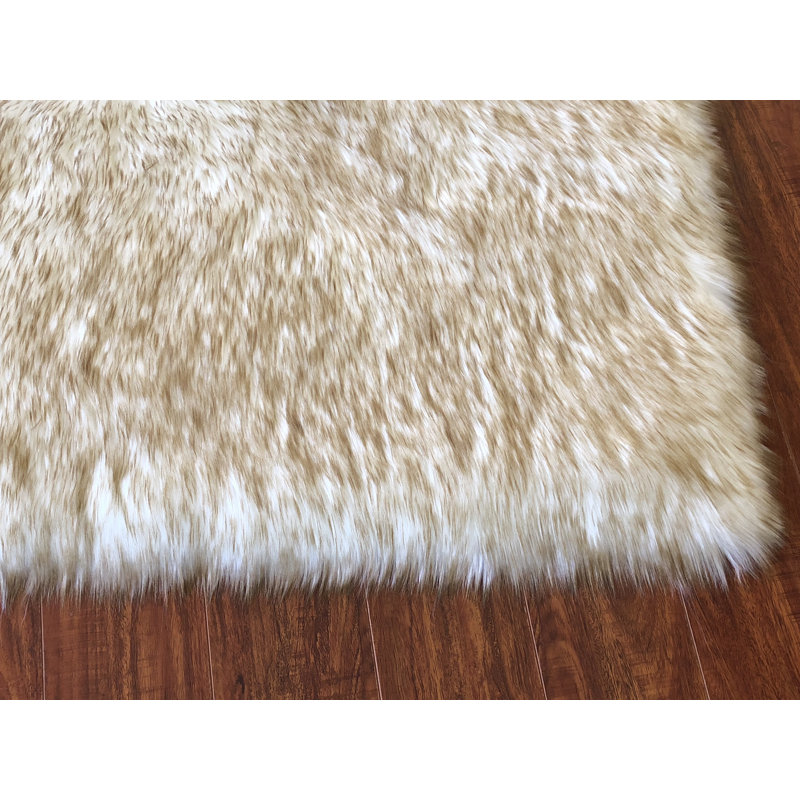 Tapis brun clair Whitlatch, Carré 6 pi