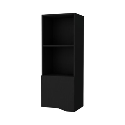 Sleek Cabinet For Living Space - Versatile Option Modern Wall One Door Home Practical Storage Solution