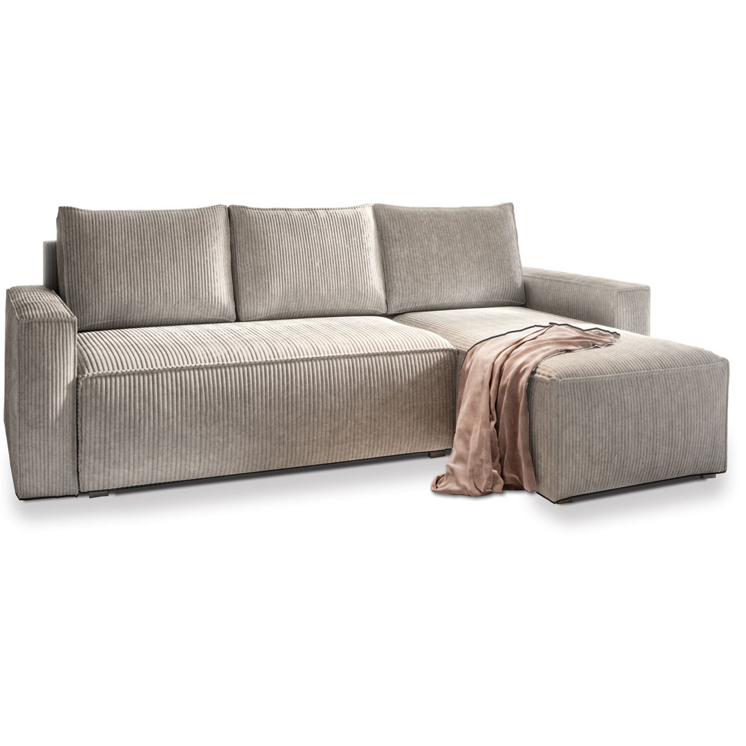 Ecksofa Shanett mit Bettfunktion