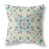 Blanc cassé / bleu clair floral