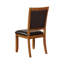 Chaise d’appoint en brun foncé James