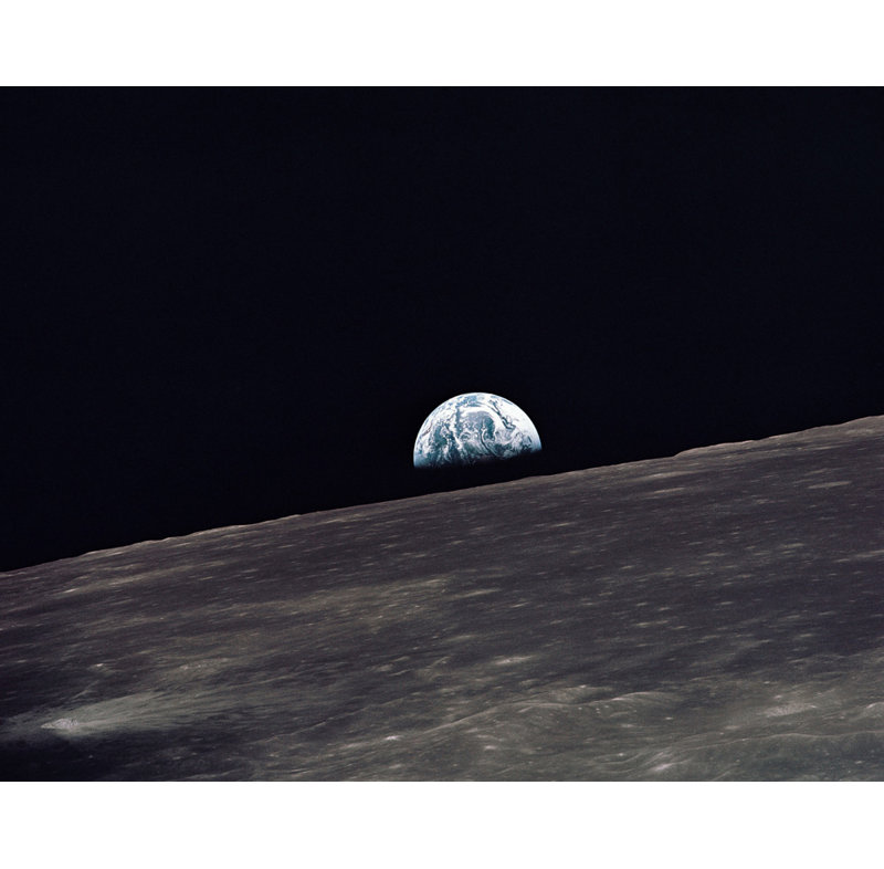 Earthrise, viewed from Apollo 10, 1969
