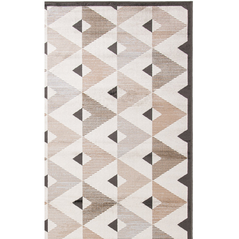 Tapis géométrique Aled Performance, Rectangle 5 pi 3 po x 7 pi 7 po