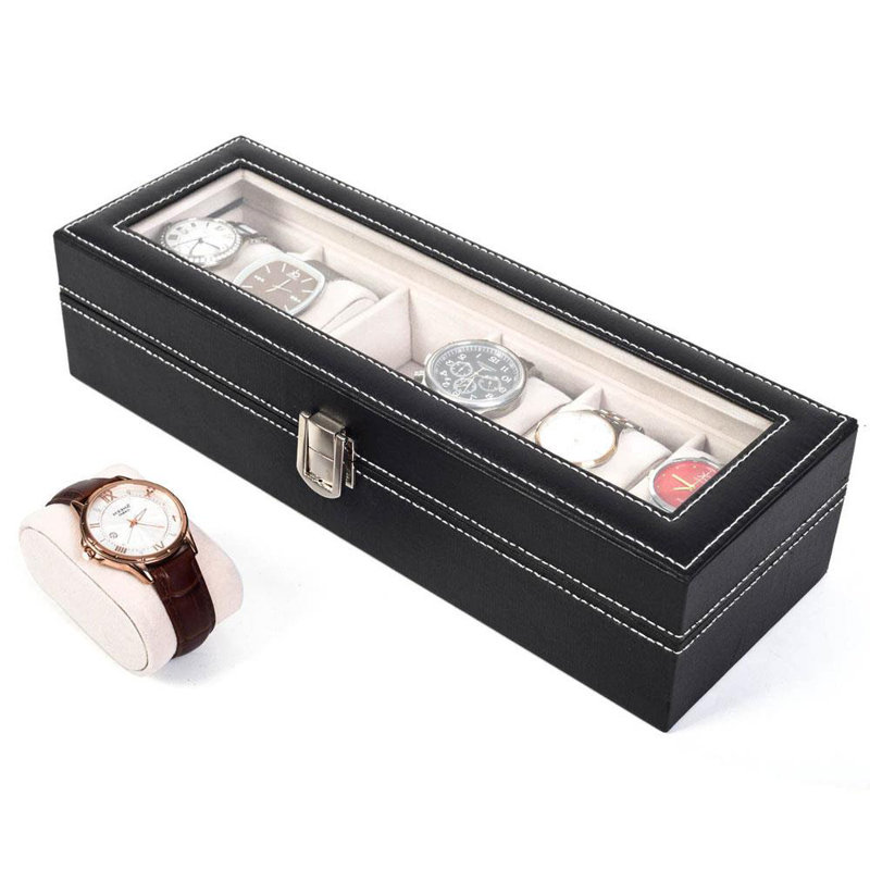 Wood Watch Box + Locking