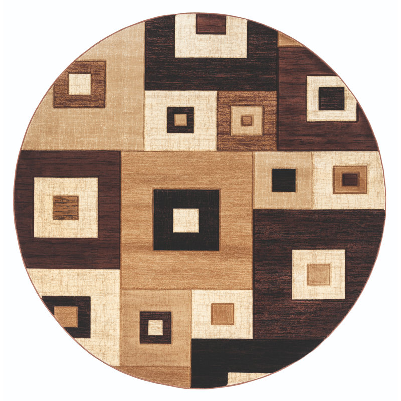 Madita Geometric Indoor Rug, Round 7'10"