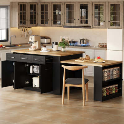 150 cm W Kitchen Island with Top