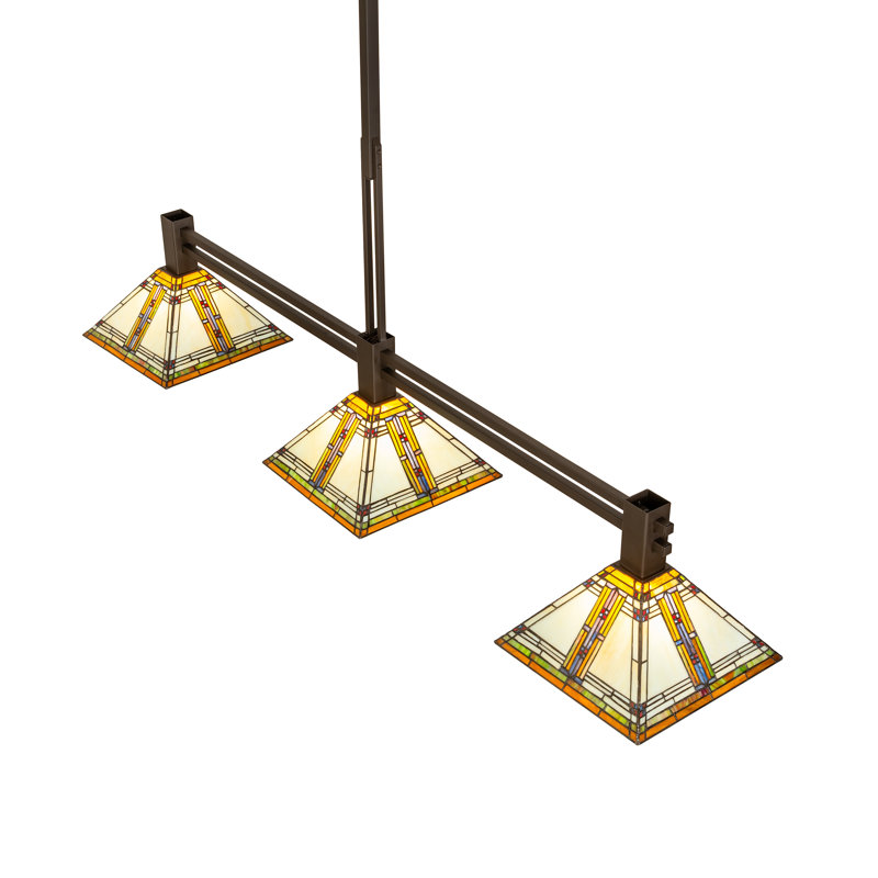 72" Long Nevada 3 Light Island Pendant