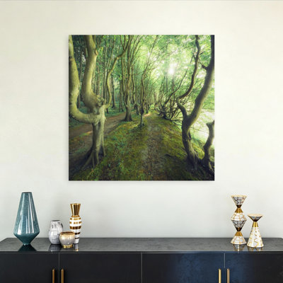 «Crazy Lane», reproduction d'art contemporain de paysage forestier contemporain