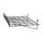 3" H x 24" W Straight Wire Shelf with Front Lip for Grid Panel-31317683