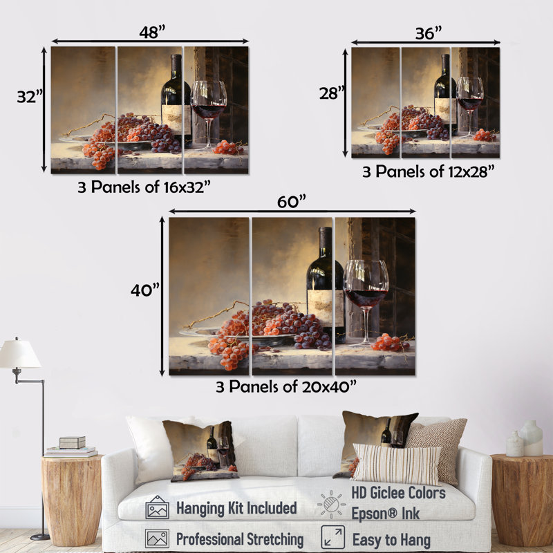 Ensemble de décoration murale Lush Luster, H 28 po x l 36 po