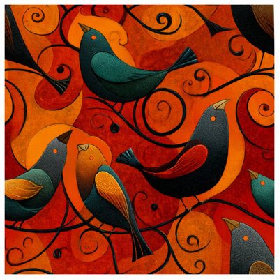 Birds Bedding Animals Comforter Bohemian